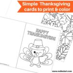Thanksgiving Coloring Pages Cards Red Ted Art Kids Crafts