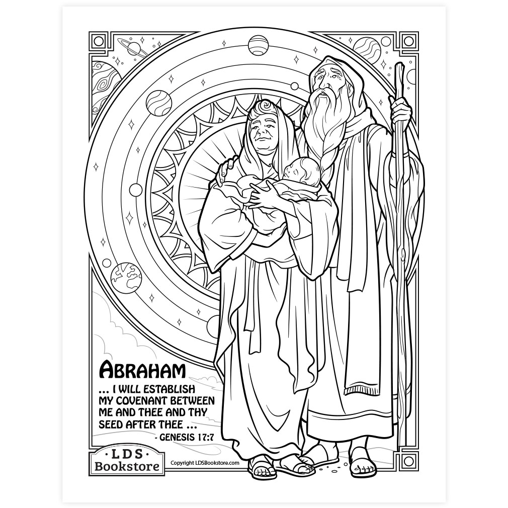 The Abrahamic Covenant Coloring Page Printable The Abrahamic Covenant Coloring Page Printable