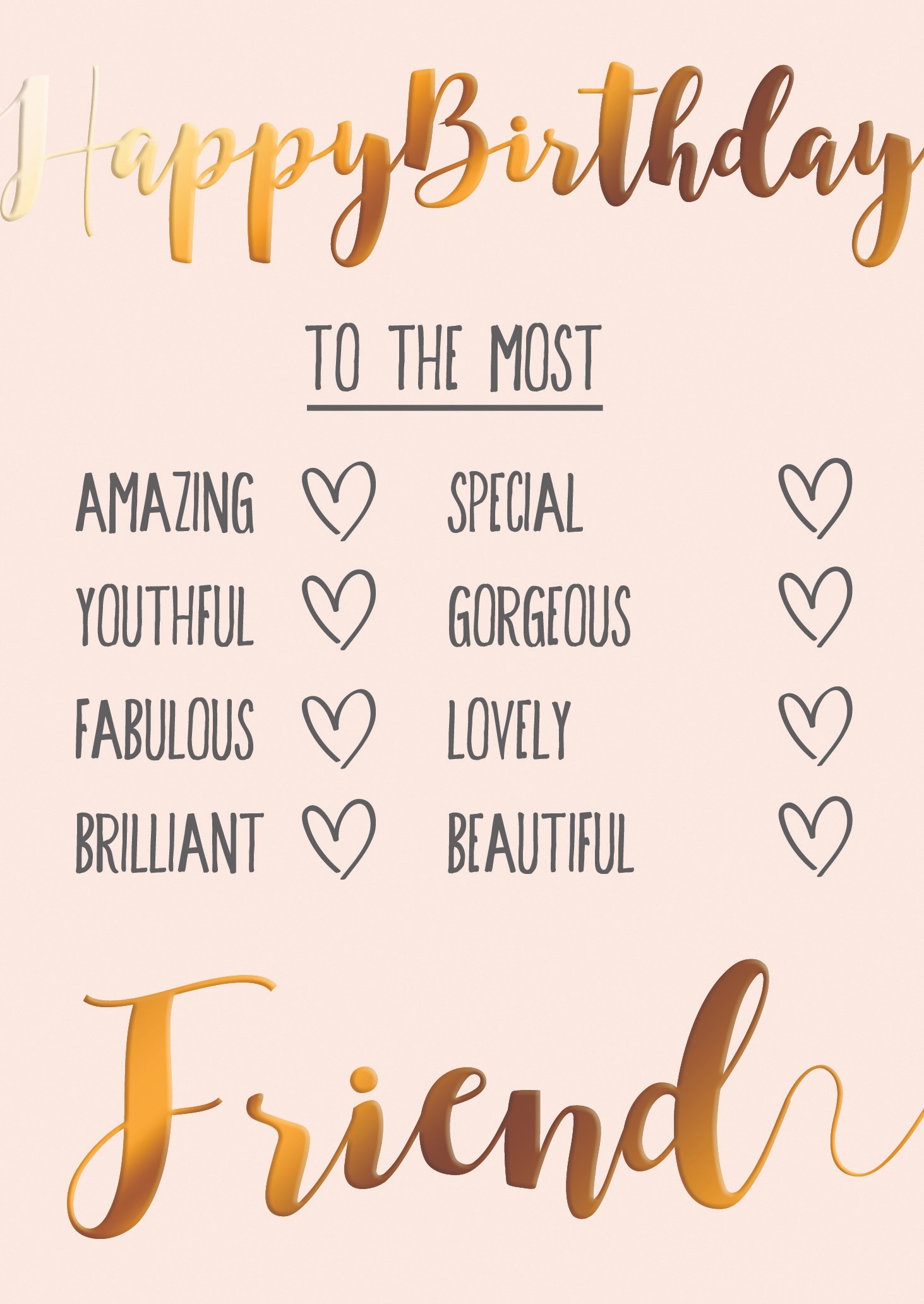 To The Most Friend Happy Birthday Greeting Card Second Nature Yours Truly Cards EBay To The Most Friend Happy Birthday Greeting Card Second Nature Yours Truly Cards EBay