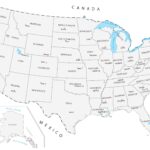 United States Map With Capitals GIS Geography
