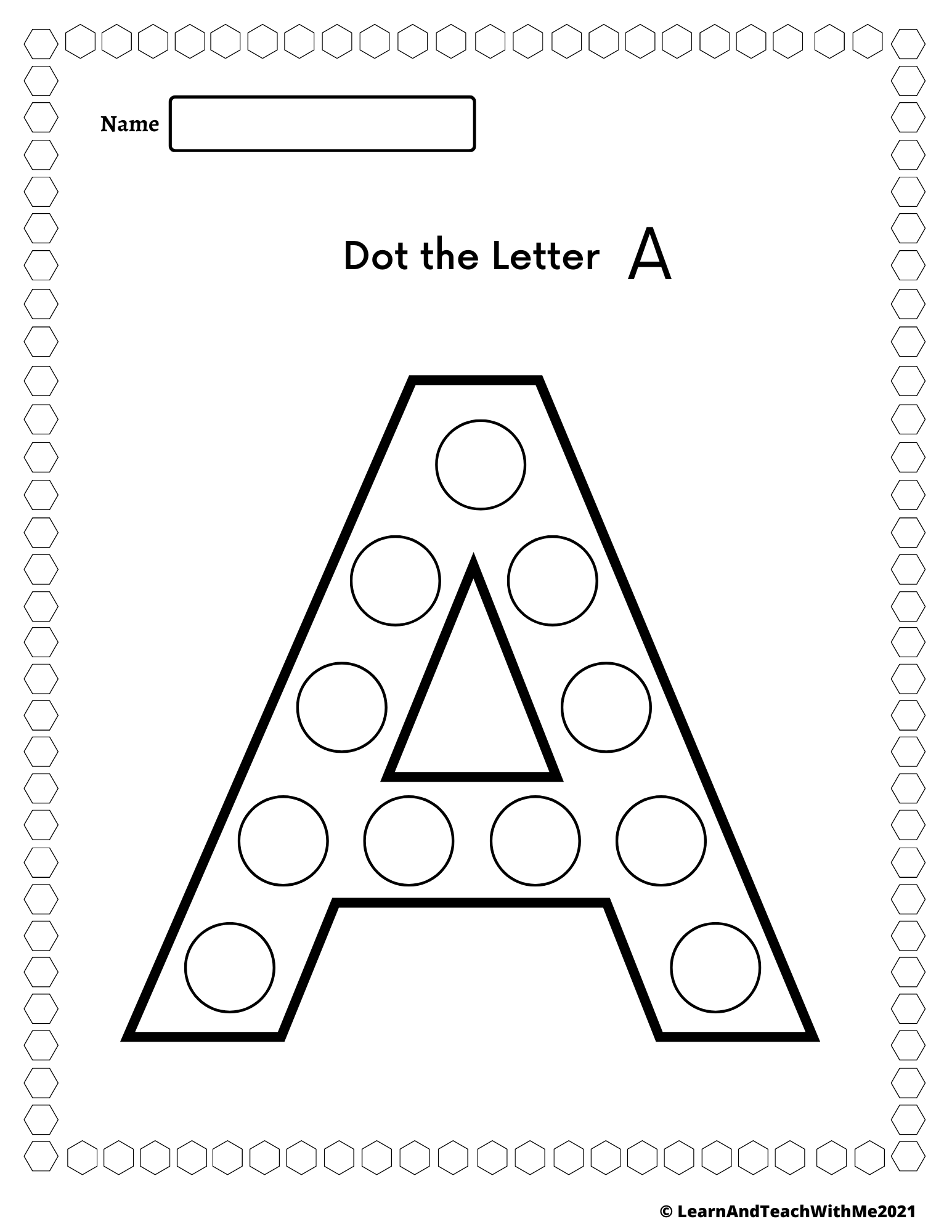 Uppercase Letters Dot Marker Worksheets Made By Teachers Uppercase Letters Dot Marker Worksheets Made By Teachers