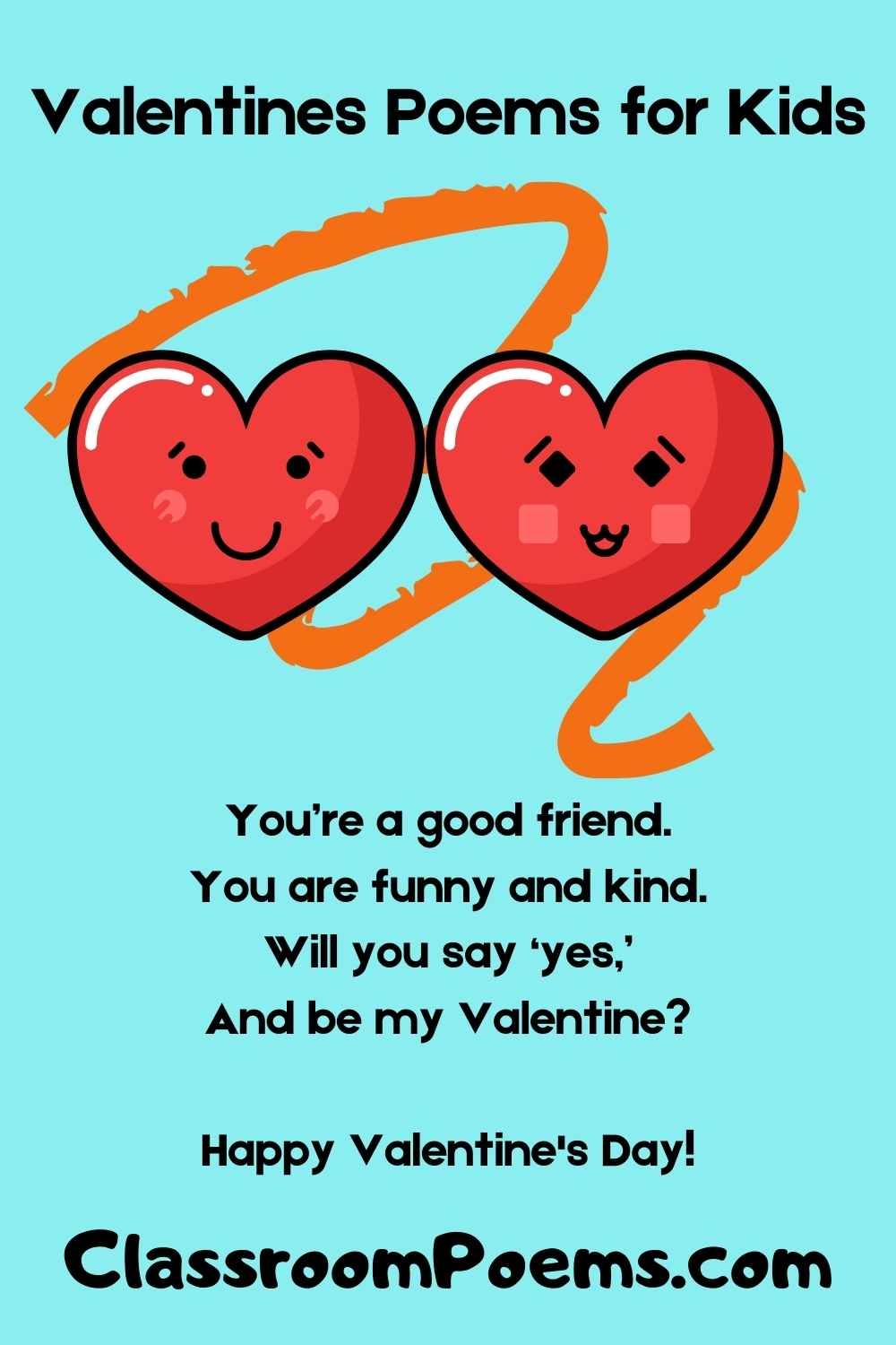 Valentine Poems For Kids Valentine Poems For Kids
