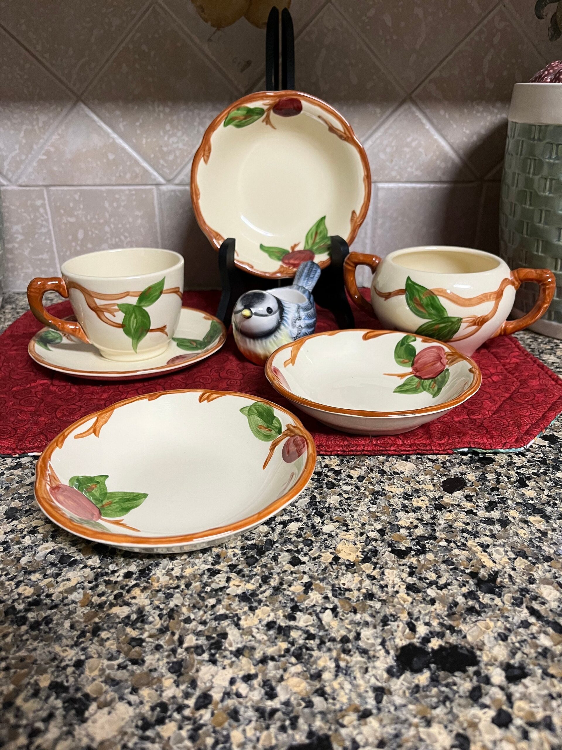 franciscan ware apple pattern