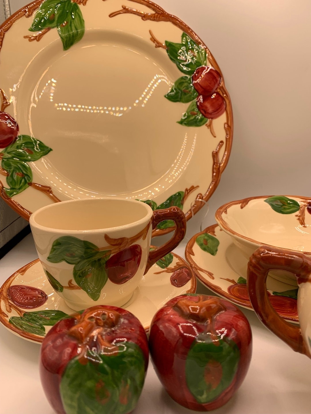 Vintage Franciscan Apple Earthenware USA Americana Sold Individually Etsy