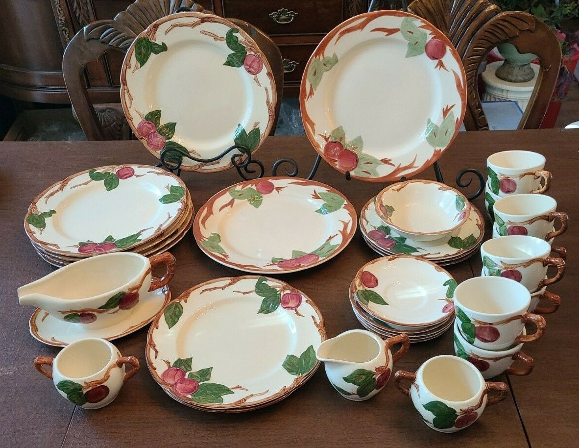 Vintage Franciscan Earthenware Apple Made In USA Pick Your Piece Plates Cups EBay