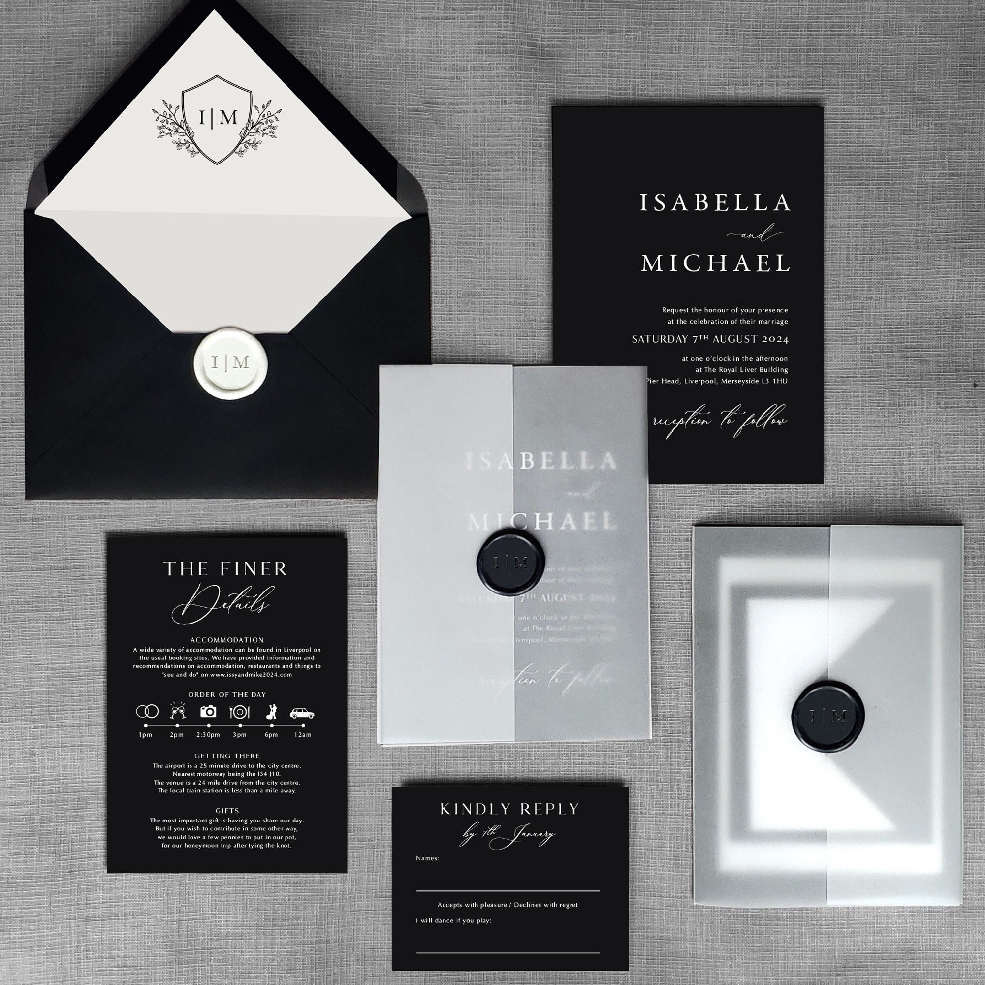 Wedding Invitation Black White Invitation White Lettering On Black Monochrome Wedding Invitation Set Traditional Modern Classic Etsy Wedding Invitation Black White Invitation White Lettering On Black Monochrome Wedding Invitation Set Traditional Modern Classic Etsy