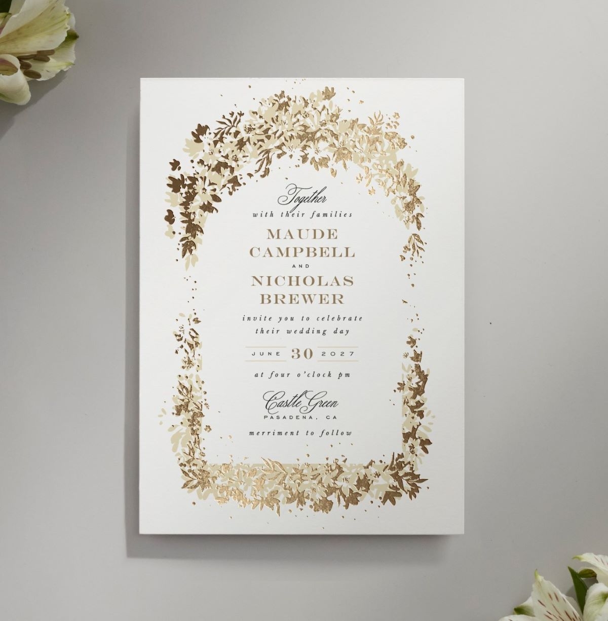 Wedding Invitation Wording Examples Guidelines Minted