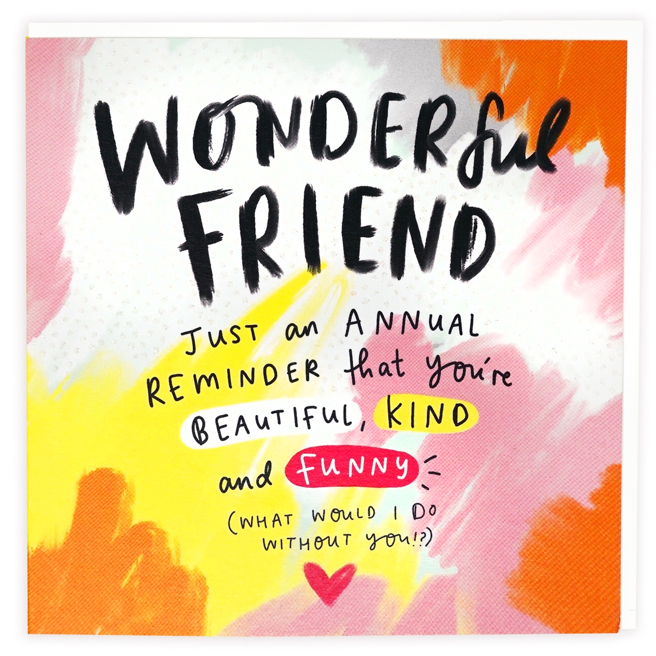 Wonderful Friend Birthday Card The Happy Newspaper Wonderful Friend Birthday Card The Happy Newspaper