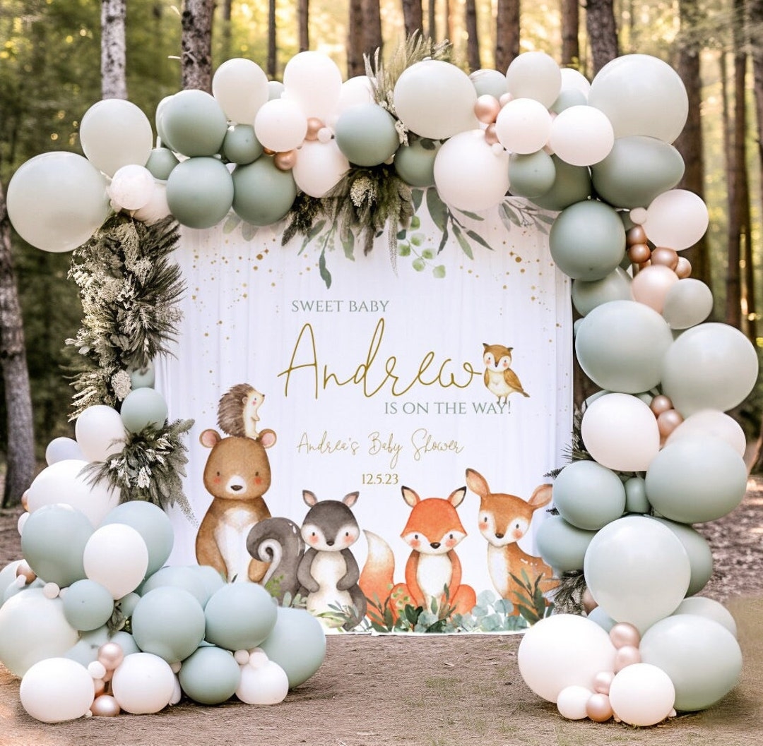 Woodland Animal Baby Shower Backdrop Dessert Table Decor First Birthday Woodland Party Forest Animals Baby Shower Wood001 Etsy Woodland Animal Baby Shower Backdrop Dessert Table Decor First Birthday Woodland Party Forest Animals Baby Shower Wood001 Etsy