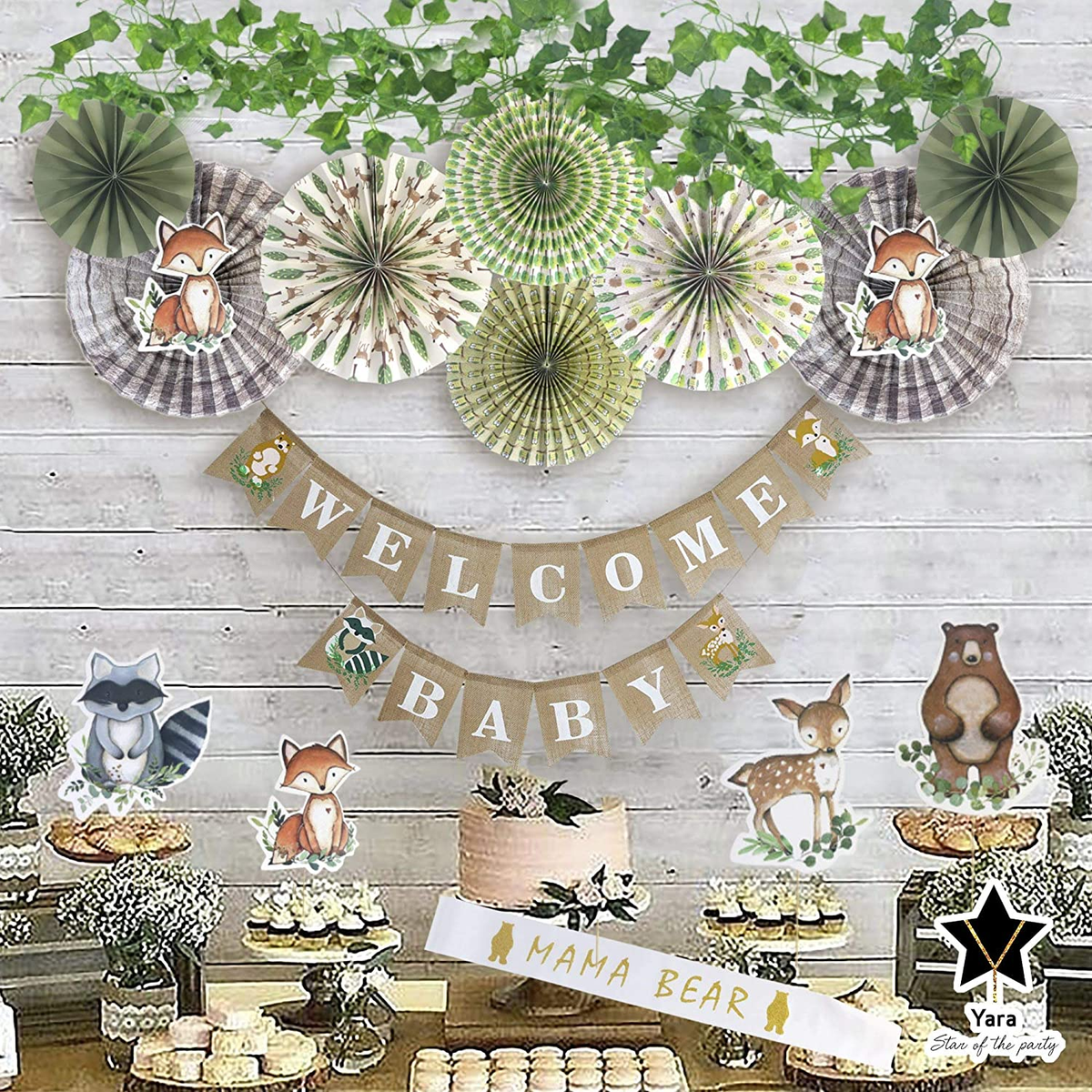 Woodland Baby Shower Decorations Boy Girl Gender Neutral Forest Animal EBay Woodland Baby Shower Decorations Boy Girl Gender Neutral Forest Animal EBay