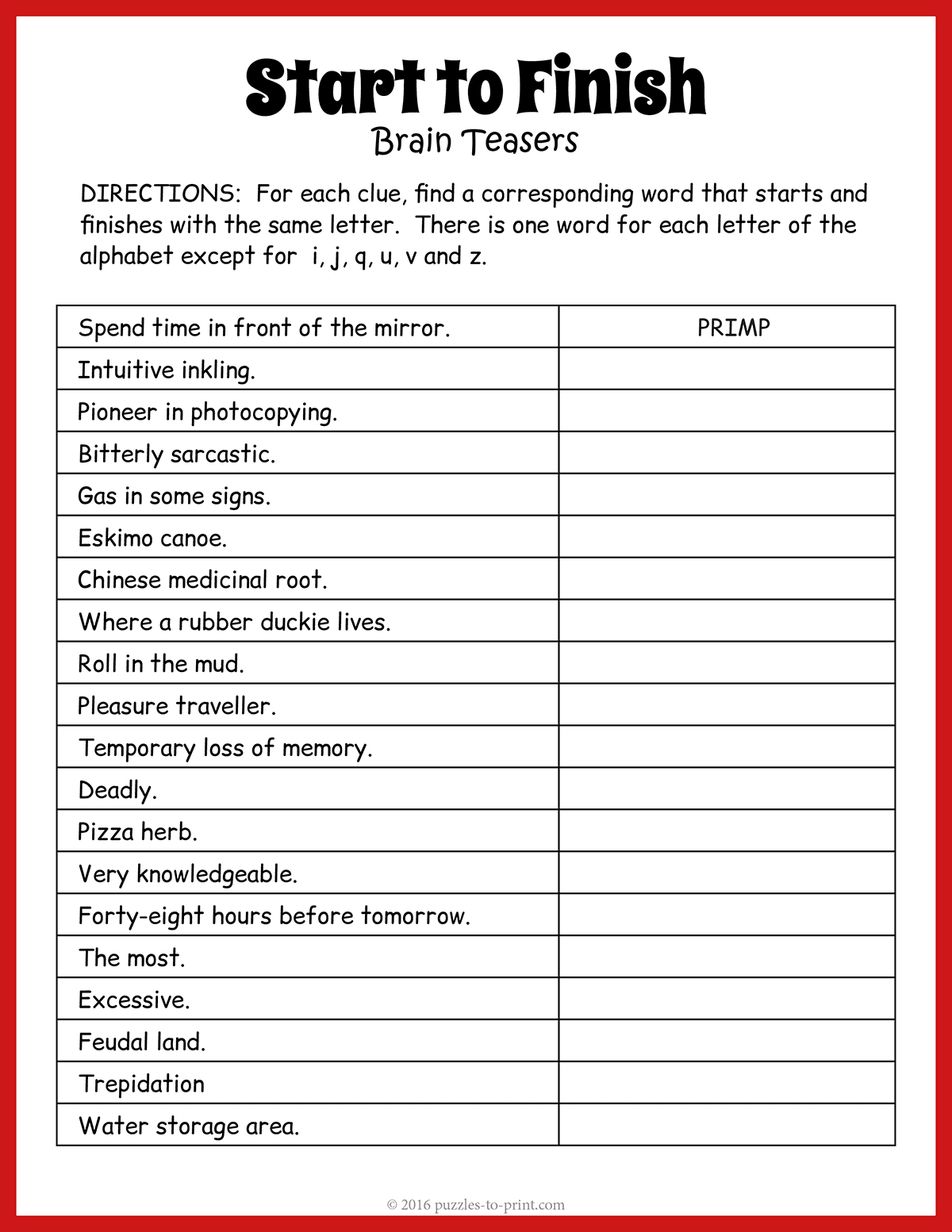 Word Brain Teaser Word Brain Teaser