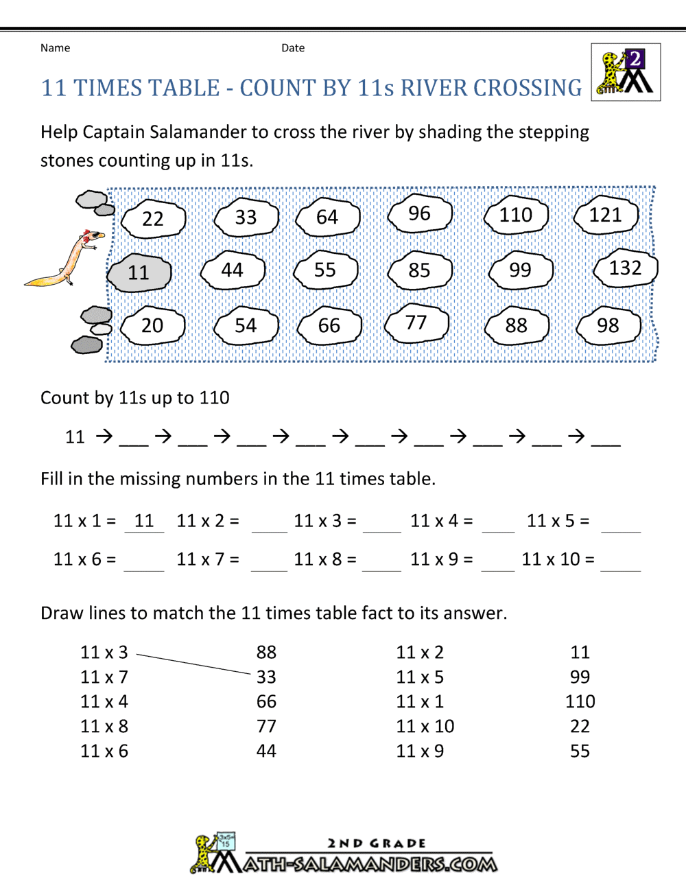 11 Times Table Worksheets Library 11 Times Table Worksheets Library