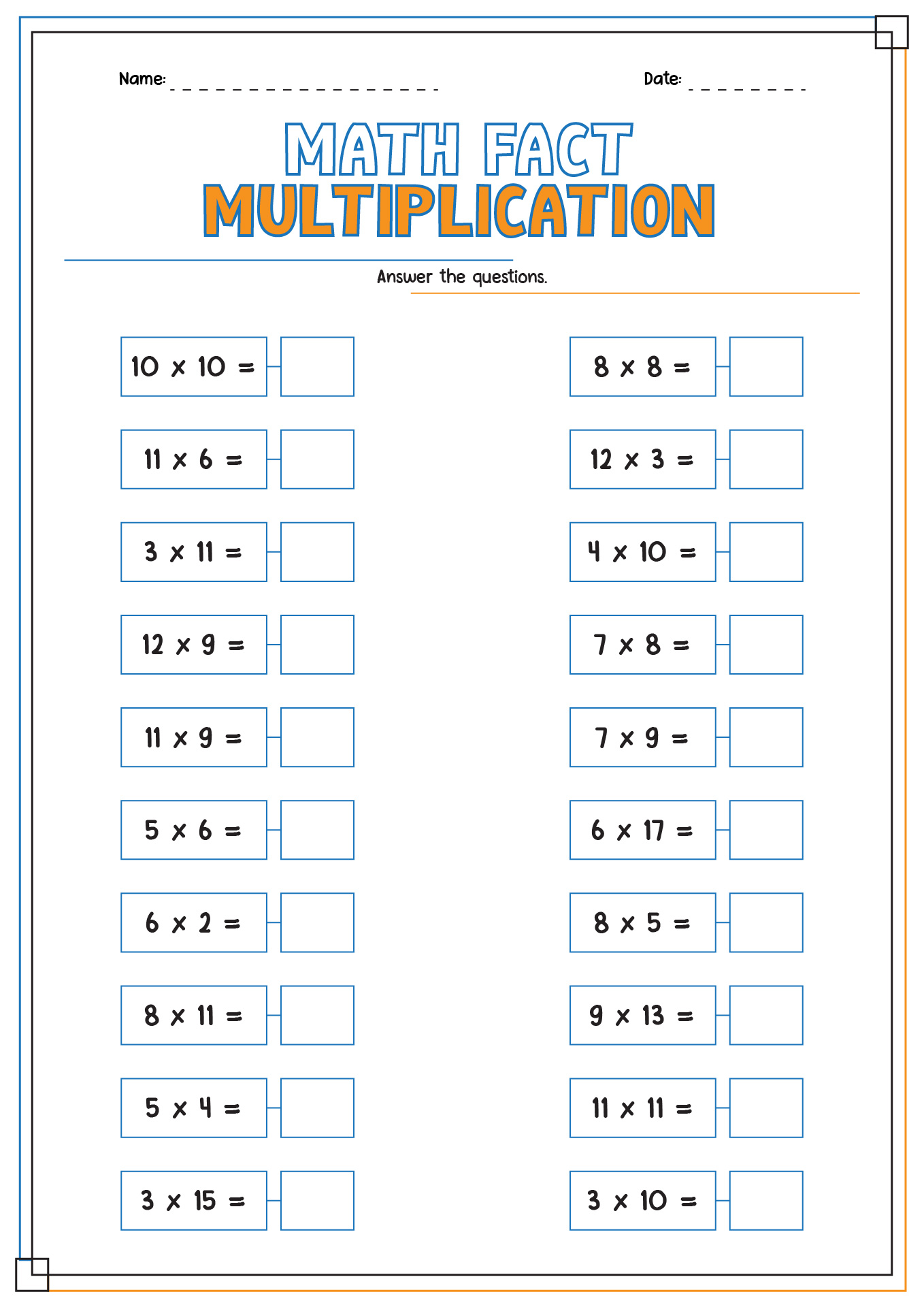 17 Hard Multiplication Worksheets 100 Problems Free PDF At Worksheeto