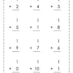 20 Printable Addition Worksheets Numbers 1 10 For Preschool Kindergarten 1st Grade Homeschool Math Etsy