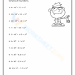 8th Grade Scientific Notation Practice Worksheetzone
