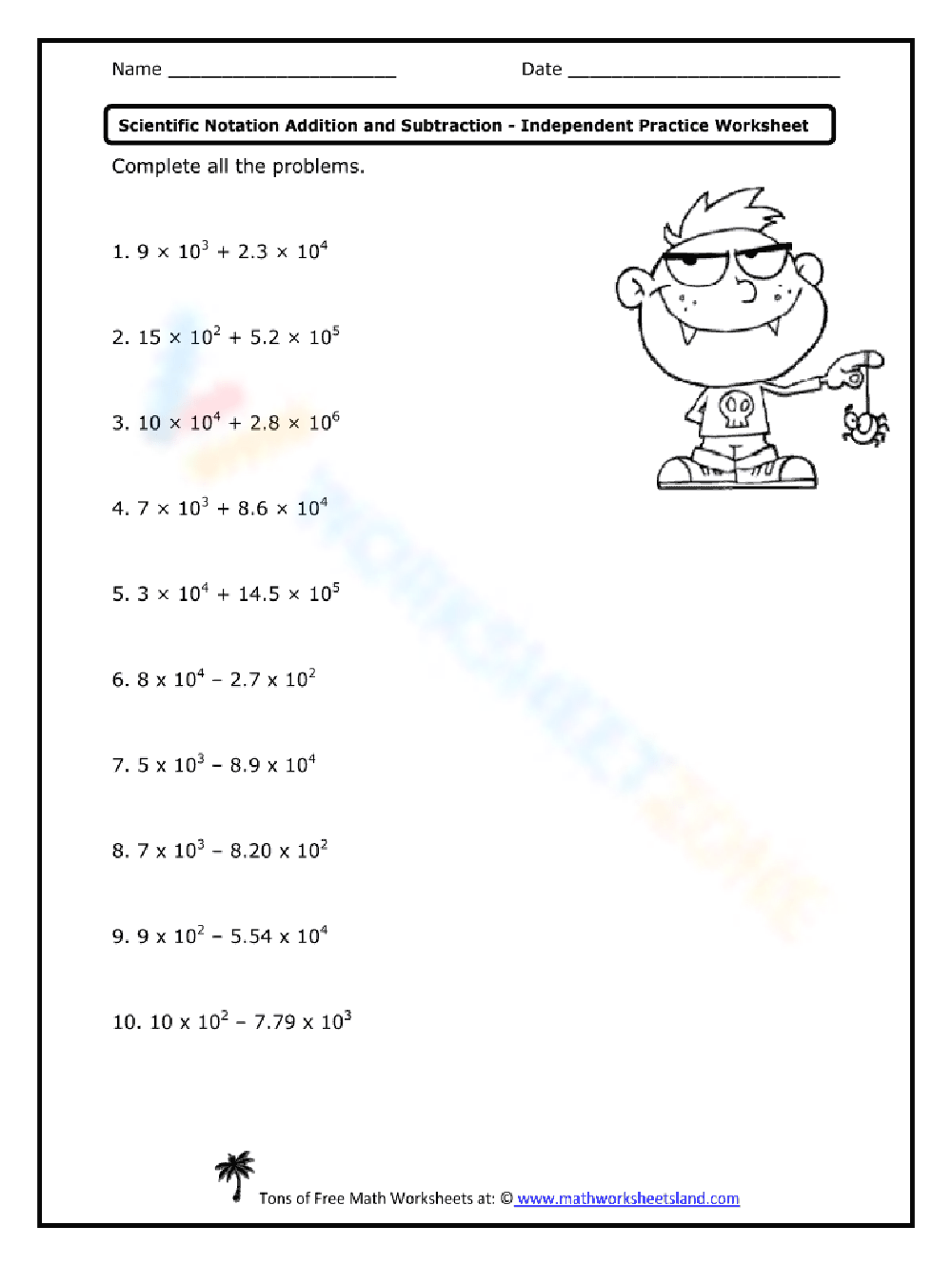 8th Grade Scientific Notation Practice Worksheetzone 8th Grade Scientific Notation Practice Worksheetzone