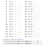 Add And Subtract Within 20