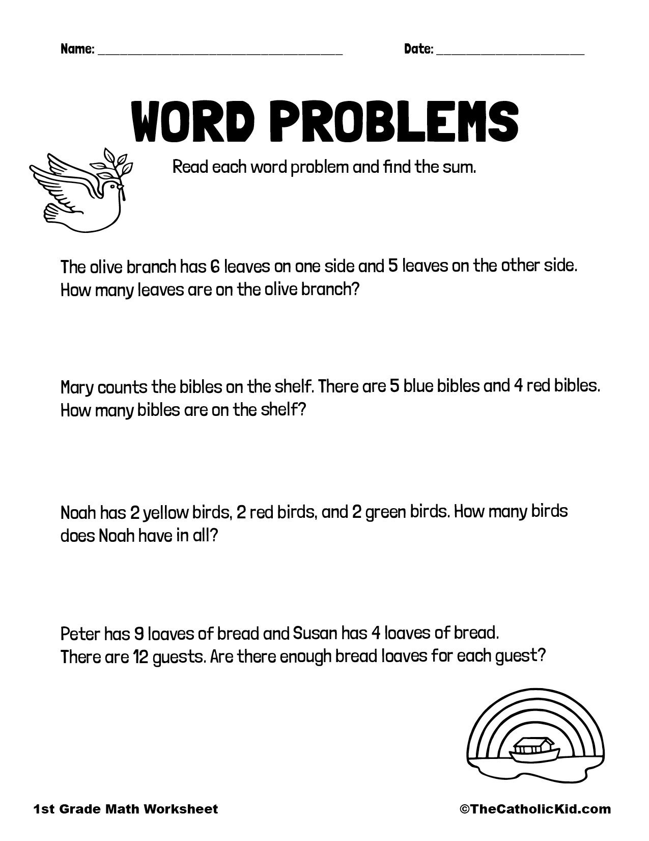 math word problems worksheets