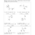 Angle Addition Postulate Color By Number Funrithmetic