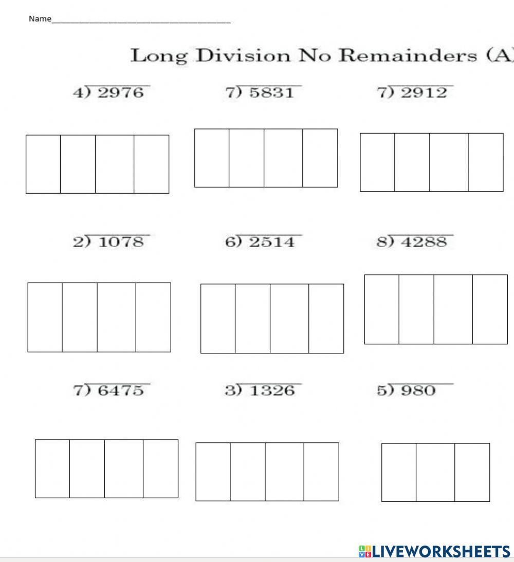 Box Method Division 2 Online Exercise For Worksheets Library Box Method Division 2 Online Exercise For Worksheets Library