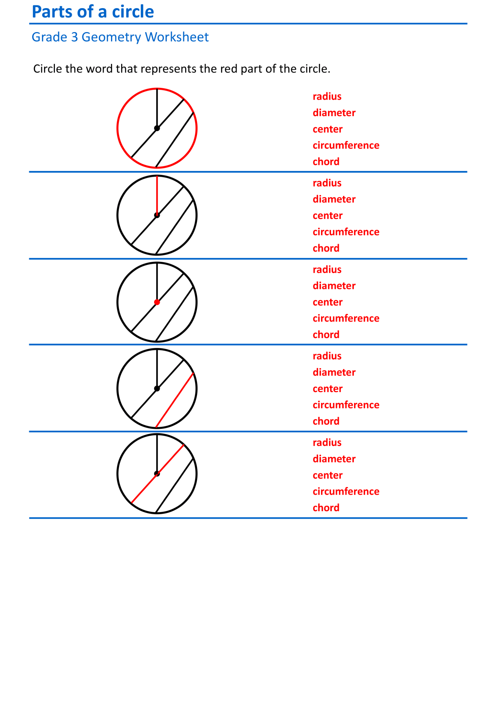 Circle Mastery Grade 3 Geometry Worksheets Made By Teachers Circle Mastery Grade 3 Geometry Worksheets Made By Teachers