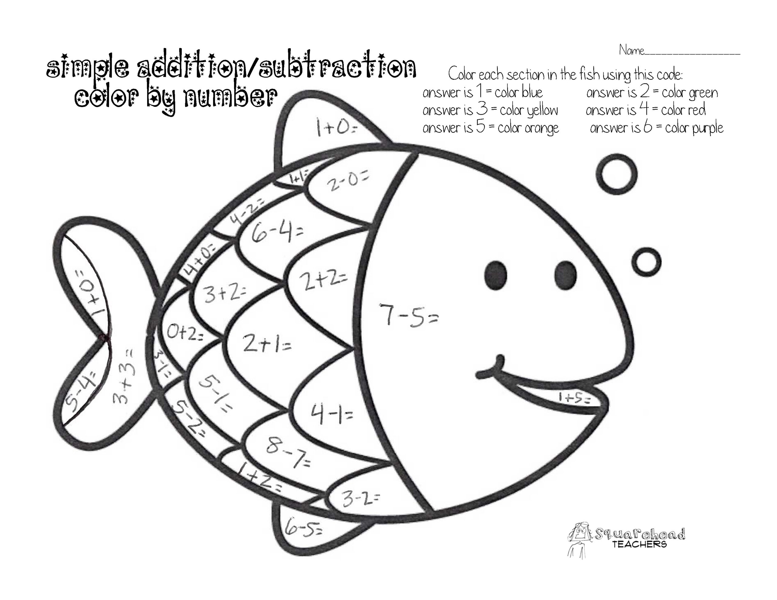 subtraction coloring worksheets subtraction coloring worksheets