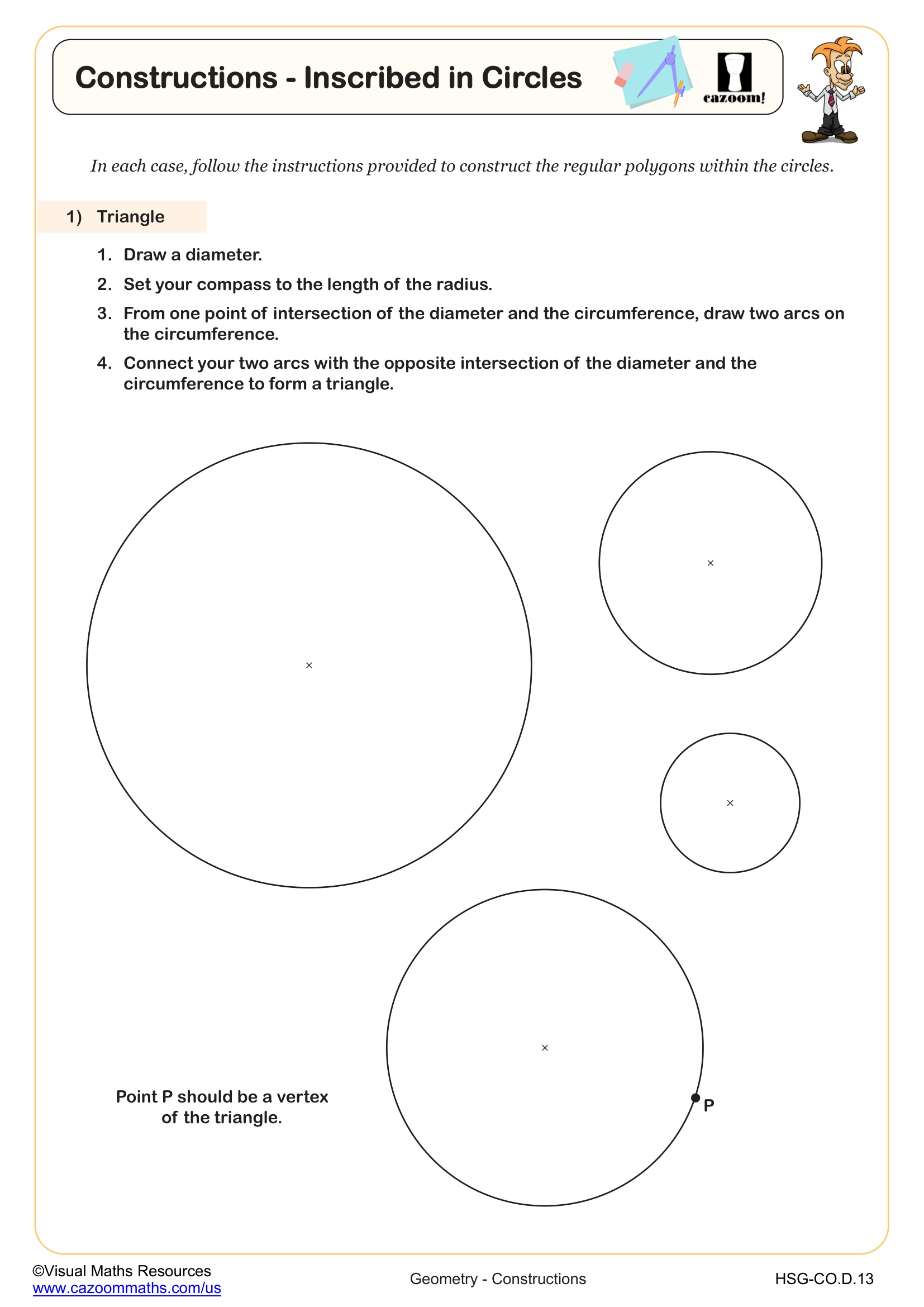 Constructions Inscribed In Circles Worksheet Fun And Engaging Geometry And IM 2 Geometry Worksheet Constructions Inscribed In Circles Worksheet Fun And Engaging Geometry And IM 2 Geometry Worksheet
