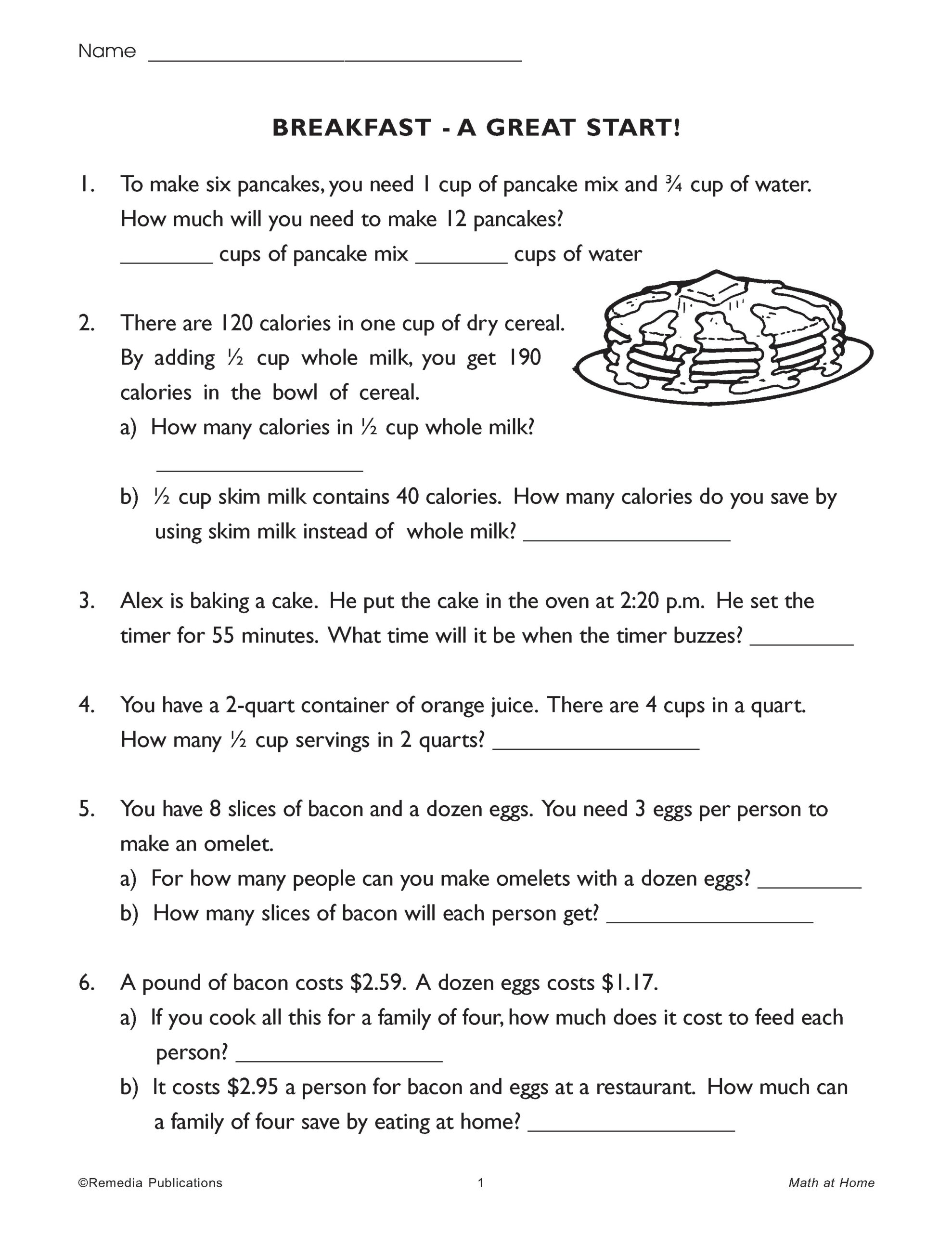 CONSUMER MATH AT HOME Life Skills Word Problems Made By Teachers CONSUMER MATH AT HOME Life Skills Word Problems Made By Teachers
