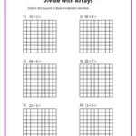 Divide With Arrays Worksheets K12 Math Worksheets