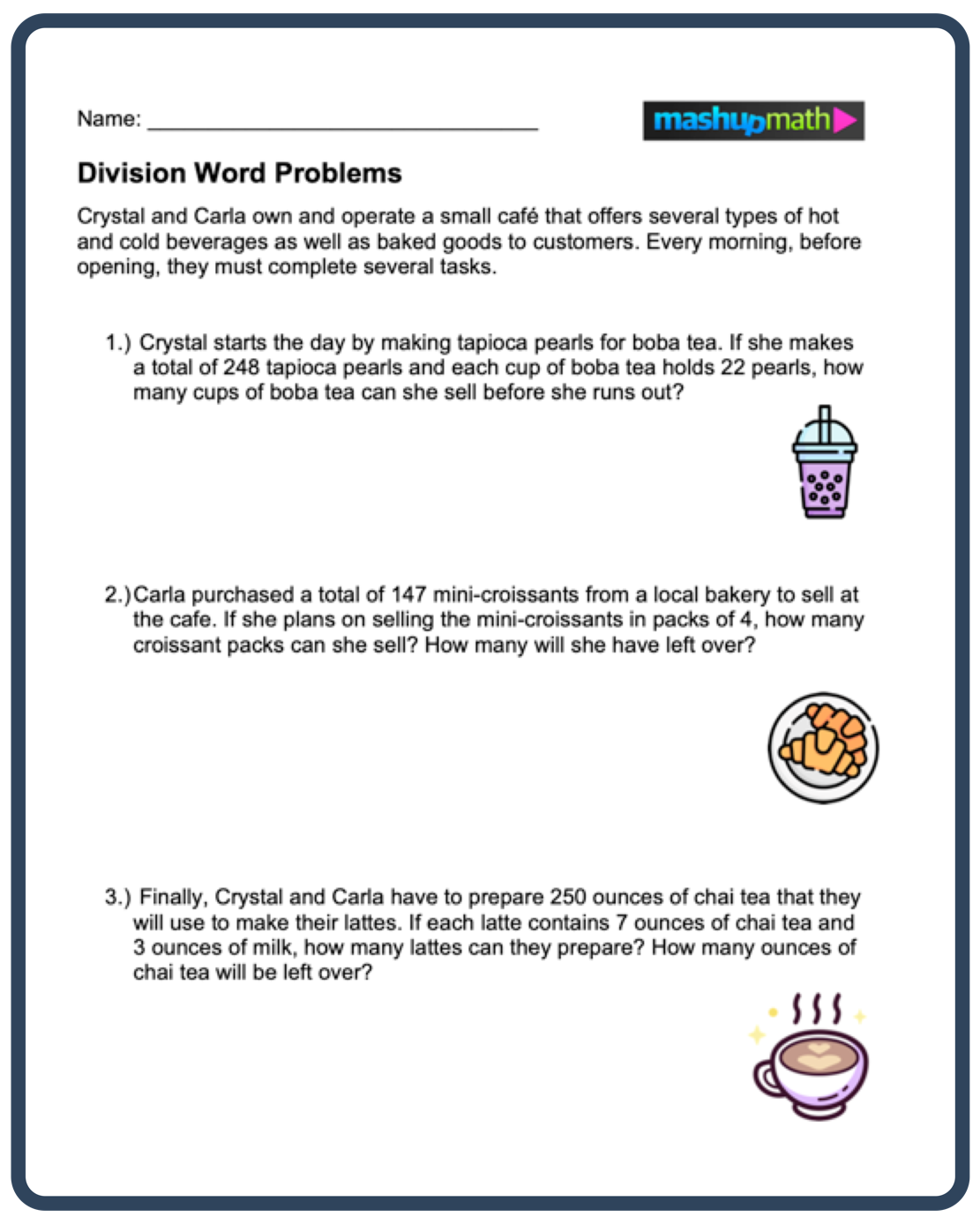 Division Word Problems Free Worksheets For Grades 3 5 Mashup Math Division Word Problems Free Worksheets For Grades 3 5 Mashup Math