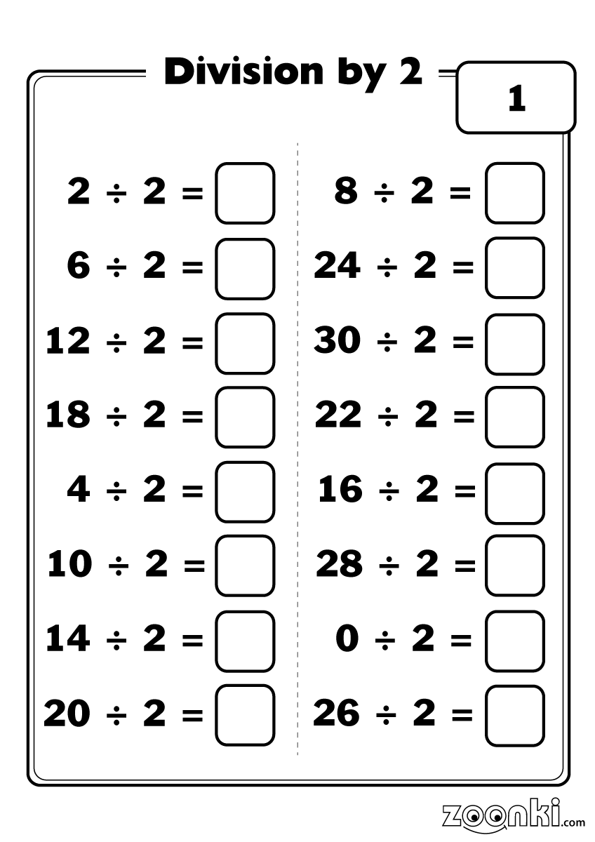 Division Worksheets Dividing By 2 Zoonki Worksheets Library Division Worksheets Dividing By 2 Zoonki Worksheets Library