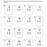 Free 2 Digit Multiplication Worksheet For Grades 2 4