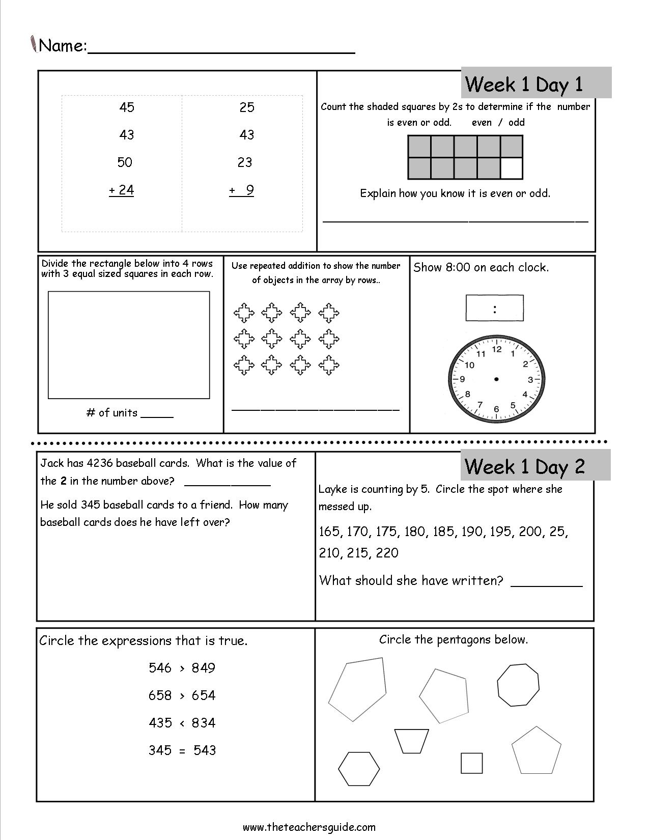 3rd class math worksheet 3rd class math worksheet