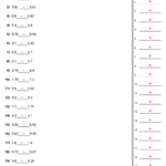 Free Comparing Decimals Worksheets Common Core Sheets