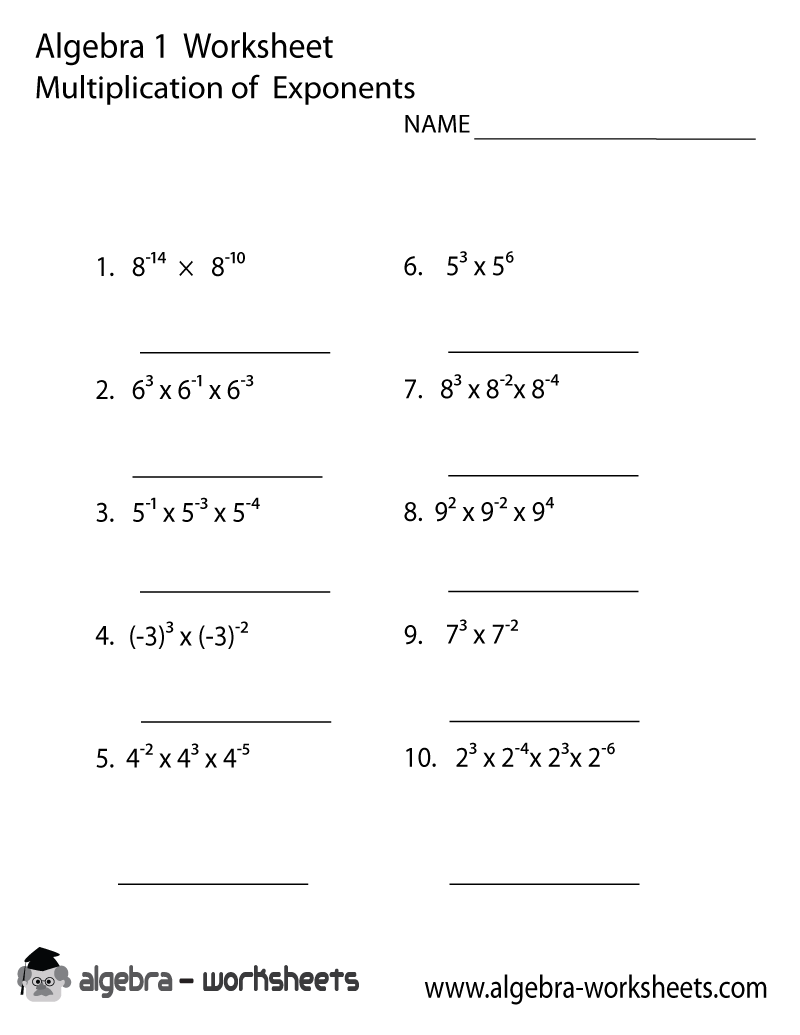 division exponents worksheet division exponents worksheet
