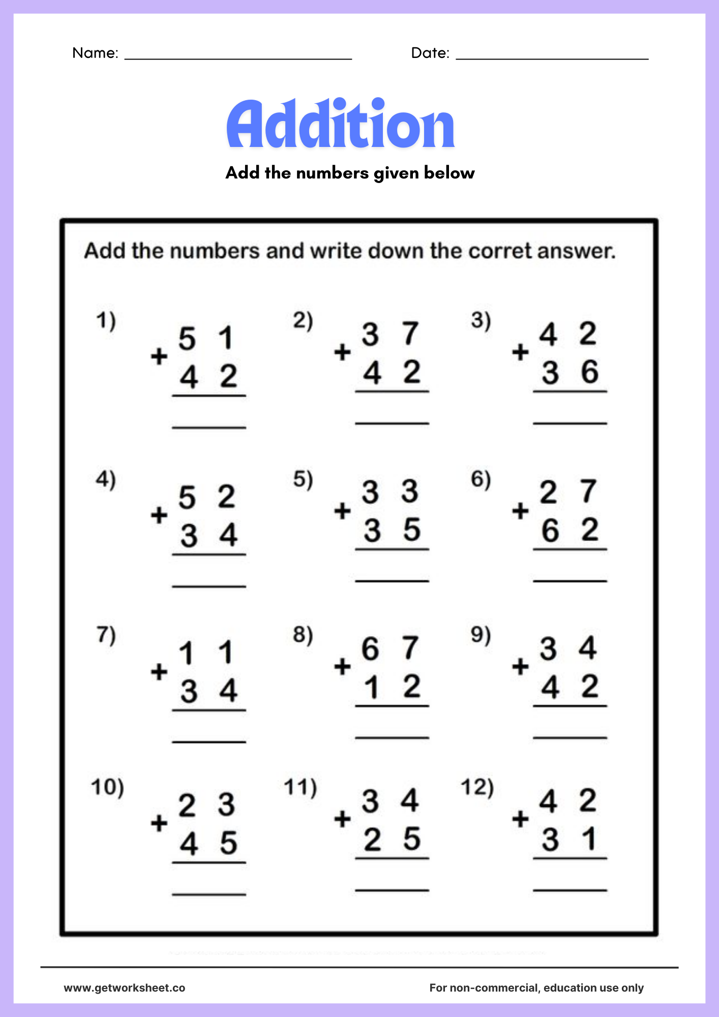 Free Doubles Addition Worksheets Free Worksheets GetWorksheet Free Doubles Addition Worksheets Free Worksheets GetWorksheet