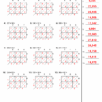 Free Lattice Multiplication Worksheets Common Core Sheets