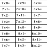 Free Multiplication Worksheet 7s amp 8s Worksheets4Free Worksheets Library