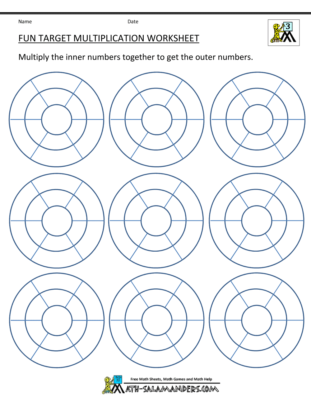 Fun Multiplication Worksheets To 10x10 Fun Multiplication Worksheets To 10x10