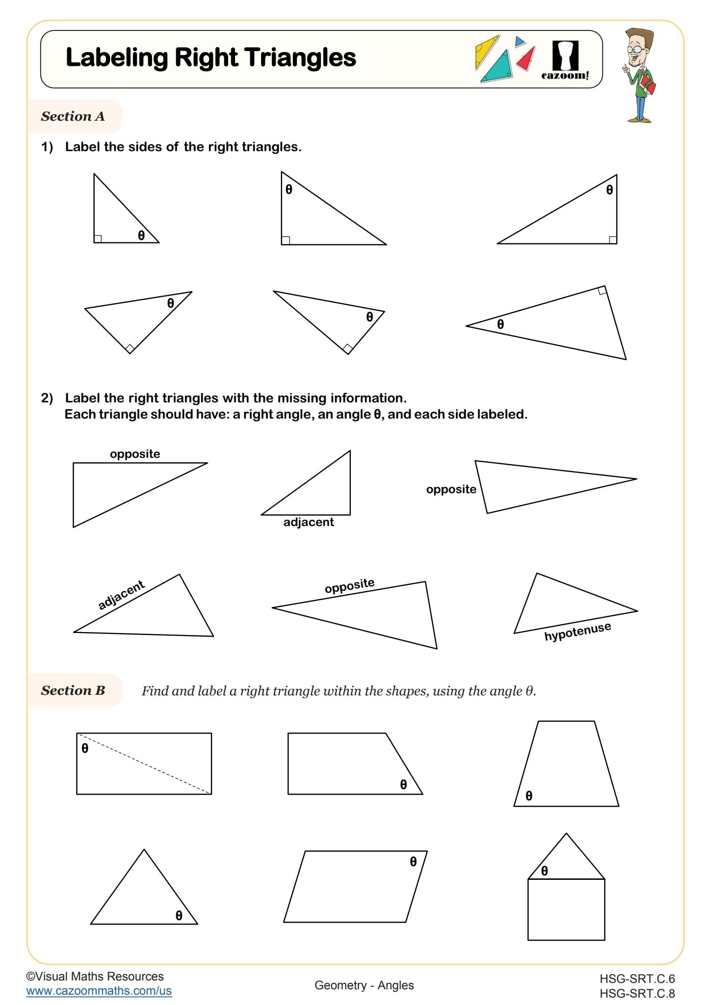 hs geometry worksheets
