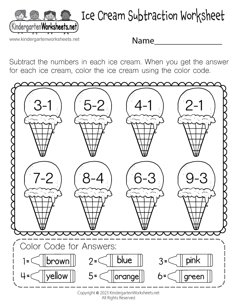 math minus worksheet