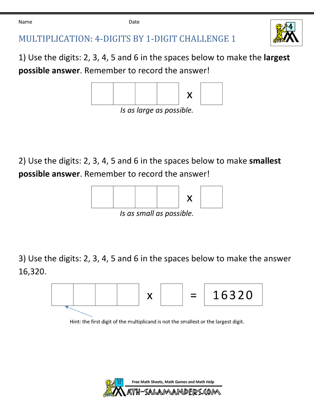 math salamanders multiplication worksheets math salamanders multiplication worksheets