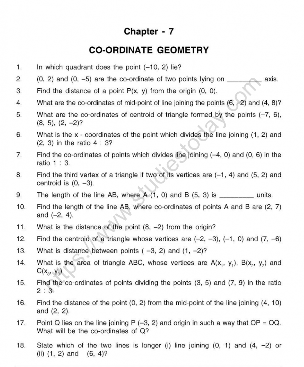 coordinate geometry worksheets coordinate geometry worksheets