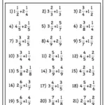 Mixed Fraction Addition Worksheets For Kids 7 11 Engaging Math Practice Primary School Learning Activities Homeschool Resources Etsy Israel