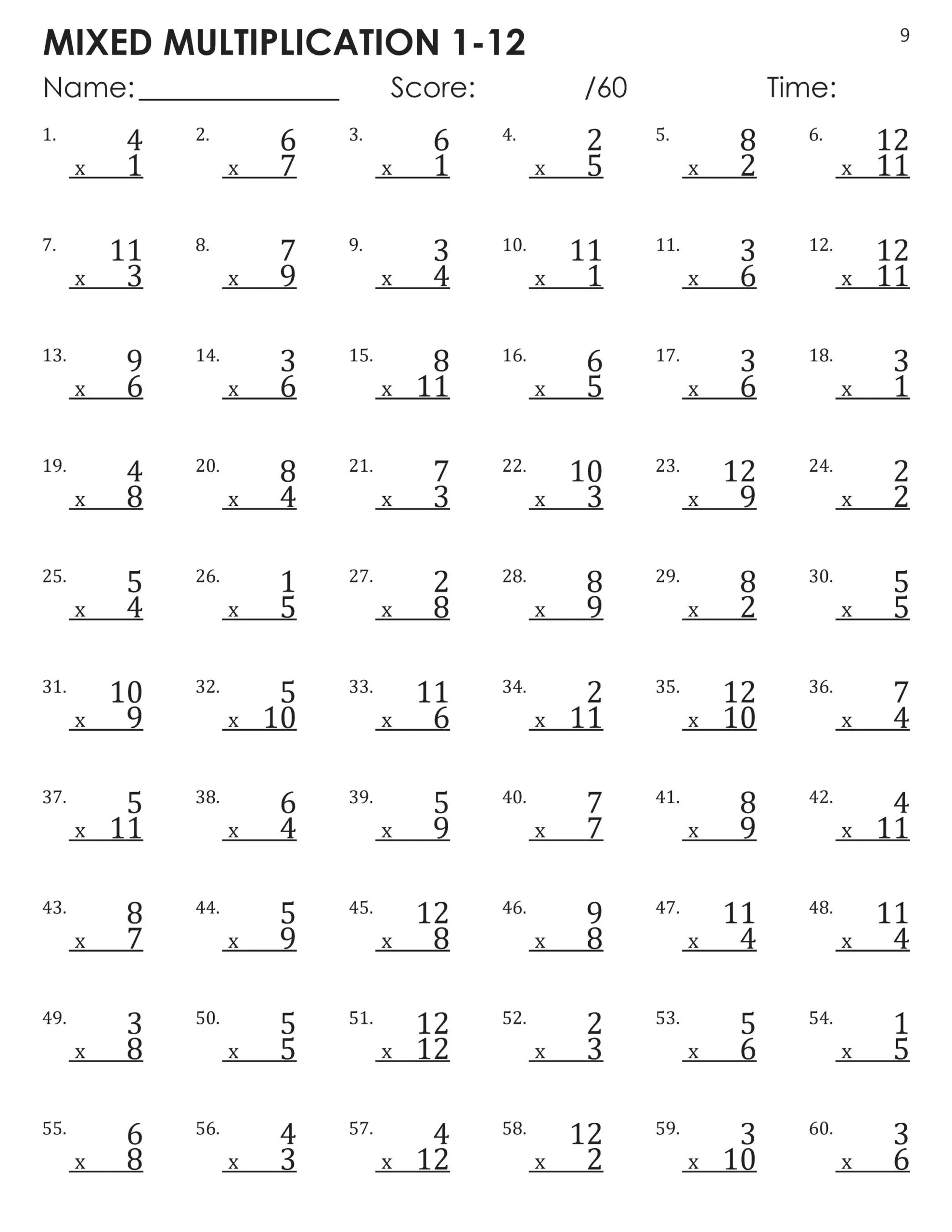 multiplication by 12 worksheets multiplication by 12 worksheets
