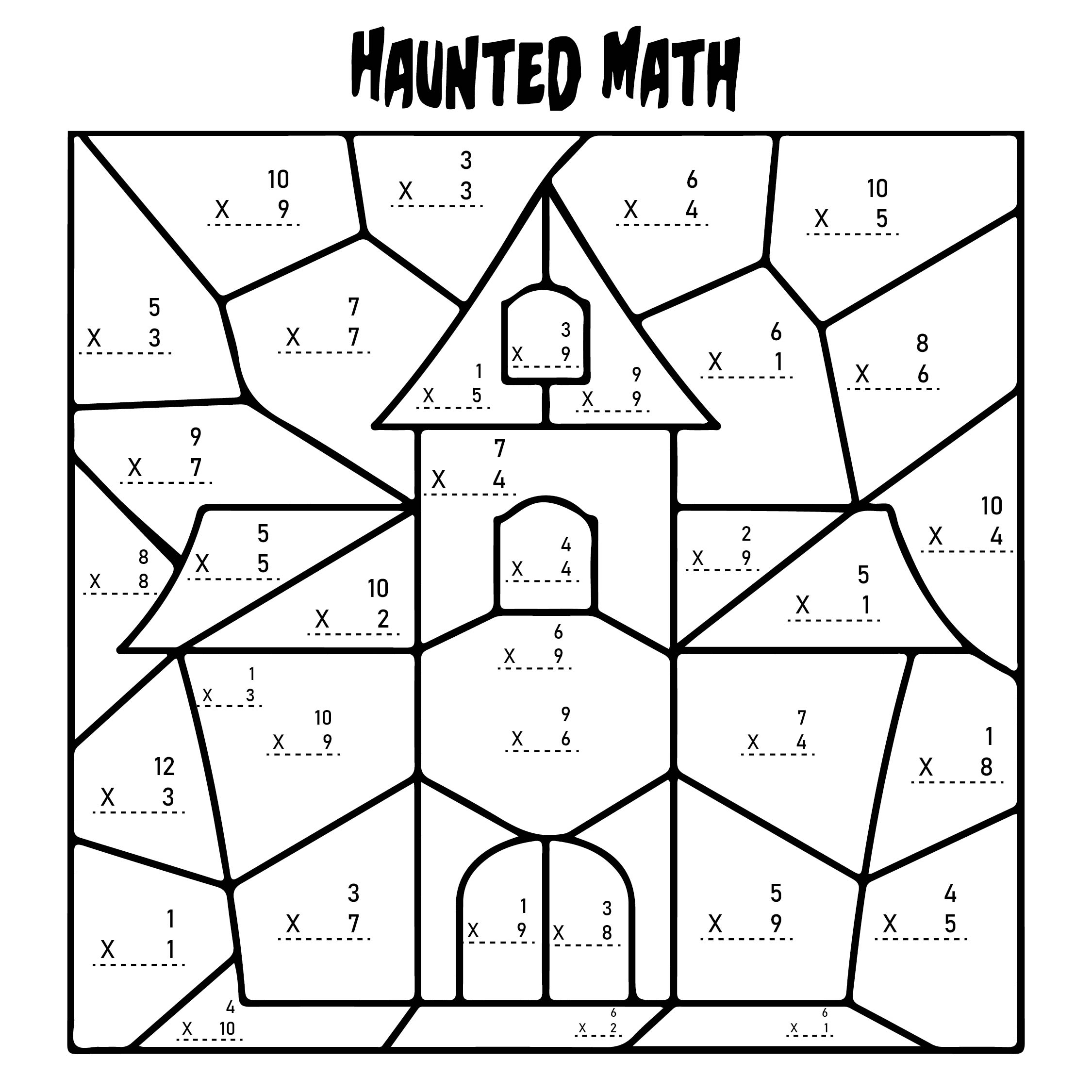 Multiplication Halloween Worksheets 15 Free PDF Printables Printablee Multiplication Halloween Worksheets 15 Free PDF Printables Printablee