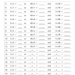 Multiplying By Multiples Of 10