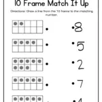 Ten Frame Addition Worksheets Kindergarten Math PDF Etsy