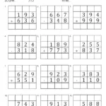 Three Digit Mixed Addition And Subtraction Some Regrouping With Grid Worksheets Etsy Denmark