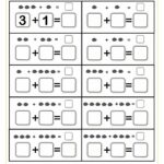 Visual Addition Worksheets Kindergarten Grade 2